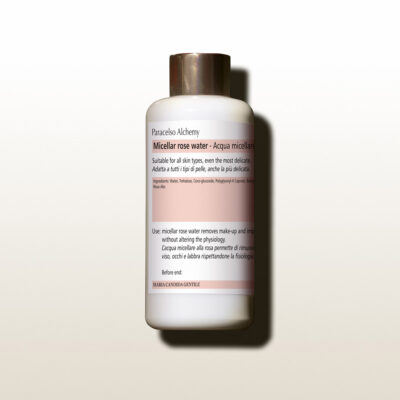 Acqua micellare alla rosa da della linea Paracelso Alchemy di Maria Candida Gentile