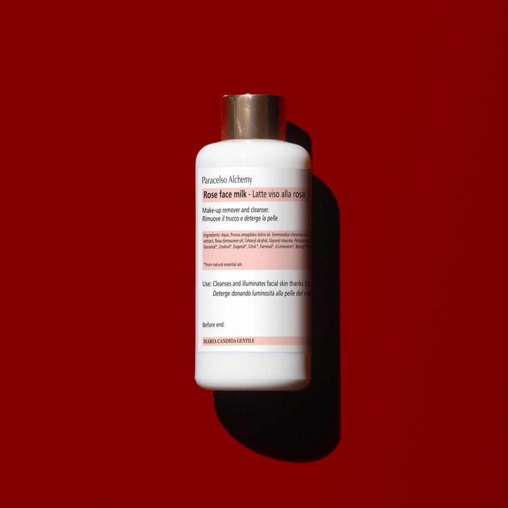 Latte viso alla rosa da 150ml della linea Paracelso Alchemy di Maria Candida Gentile