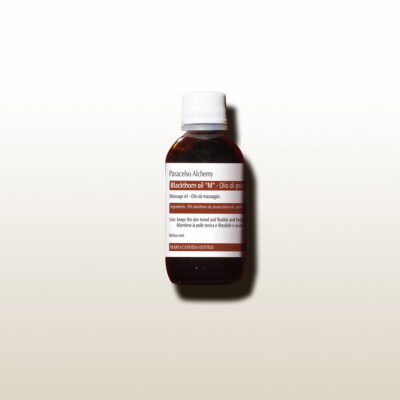 Olio per massaggio di prugnolo della linea Paracelso Alchemy di Maria Candida Gentile