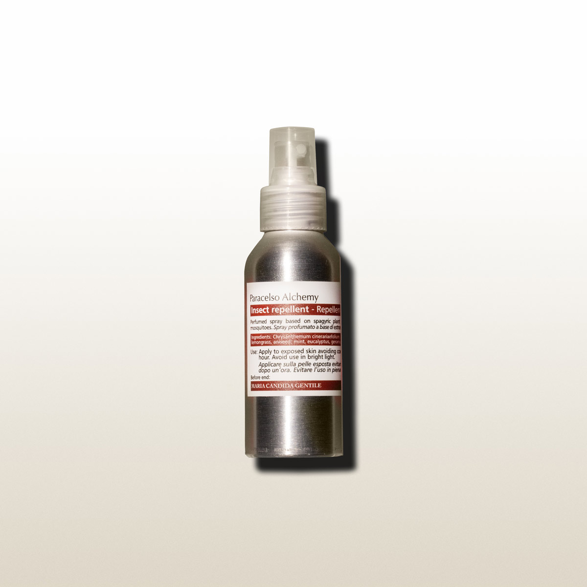Repellente per insetti della linea spagirica Paracelso Alchemy di Maria Candida Gentile