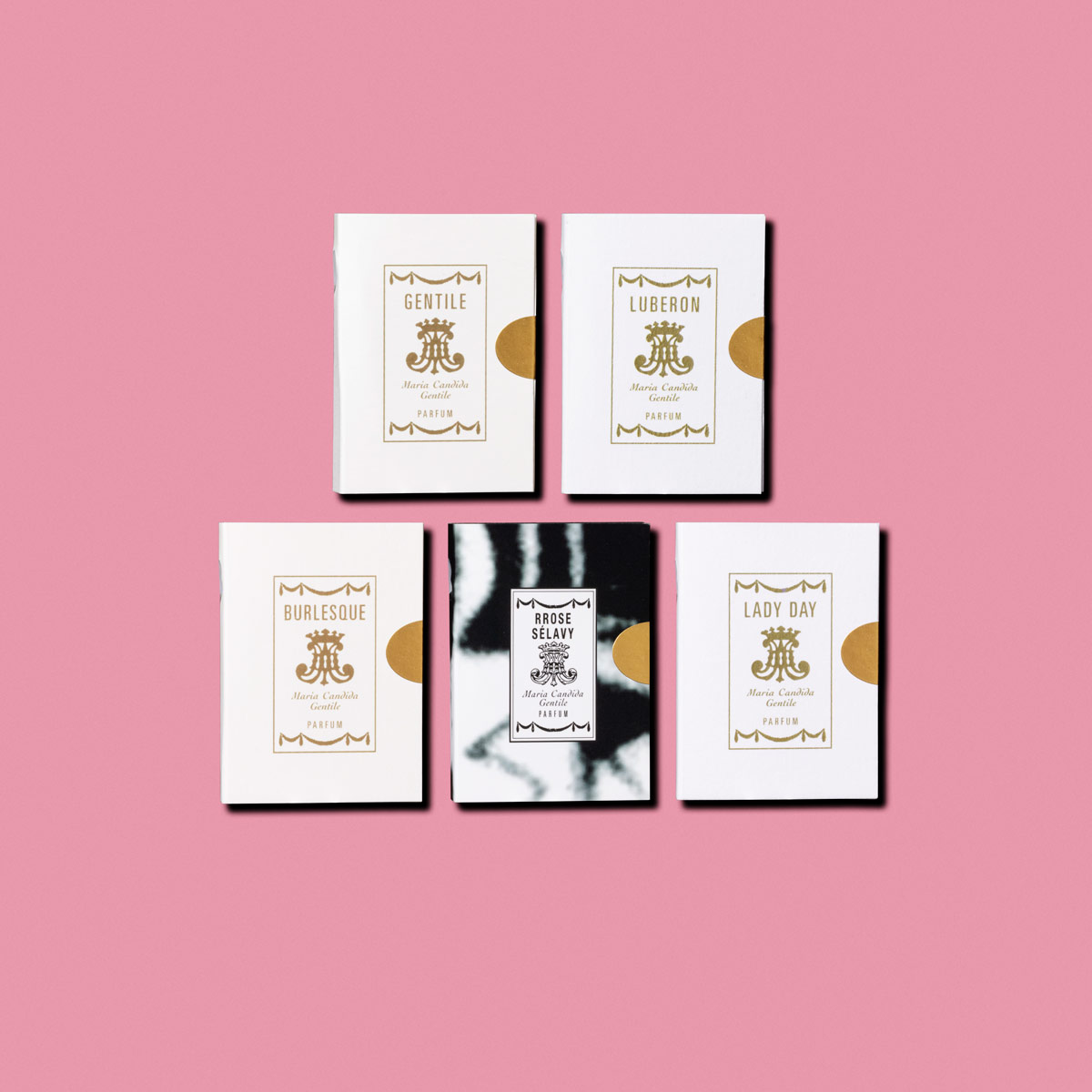 Kit campioni Parfum delle fragranze Maria Candida Gentile